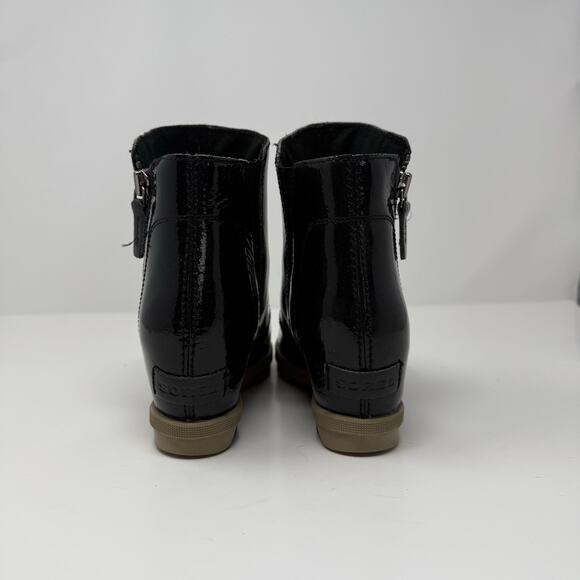 Sorel Boots Women's 5 Black Joan of Artic II Hidden Wedge Preppy Winter Gear - Picture 8 of 9